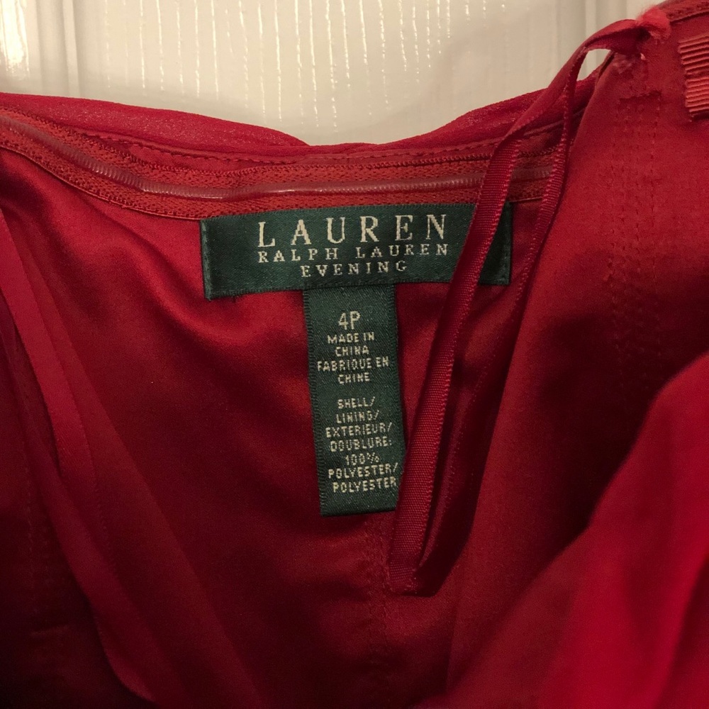 ❤️Red Ralph Lauren gown!❤️ - Picture 7 of 8